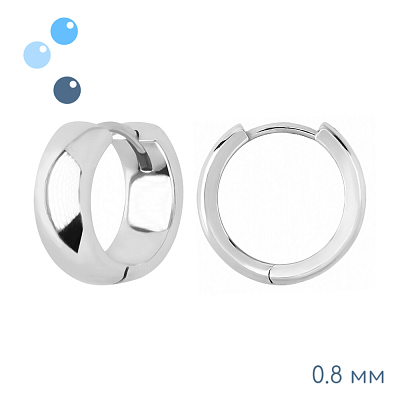 Кольцо-кликер из кобальт-хрома Luxe 0.8 мм (20 G)